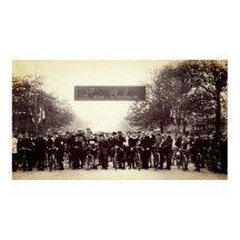 Parijs-Roubaix voor de start 19 april 1896