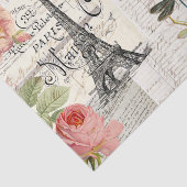  Parijs roze rozen Ephemera Weefpapier Tissuepapier (Detail)