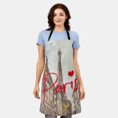 Parijs Schort (Gedragen)