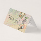 Parijs Shabby Franse juwelen - Hartelijk dank Kaart (Voorkant)