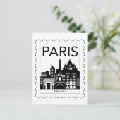 Parijs souvenir briefkaart (Staand voorkant)