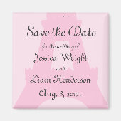 Parijs sparen de Datum Magneet (Voorkant)