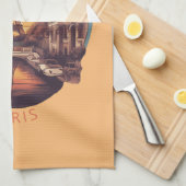 Parijs, Stad van Liefde & Licht Theedoek (Quarter Fold)