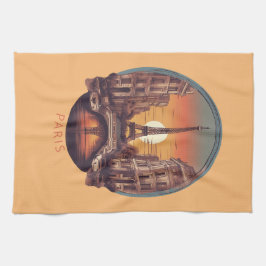 Parijs, Stad van Liefde & Licht Theedoek
