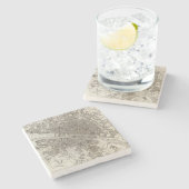 Parijs Stenen Onderzetter (Zijkant)