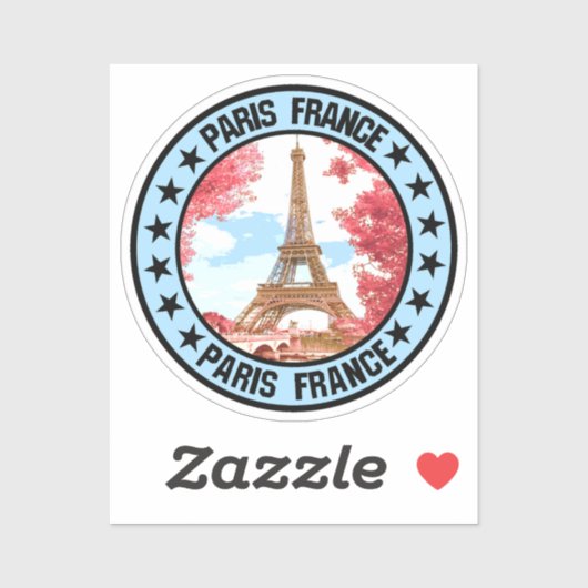 Parijs Sticker (Vel)