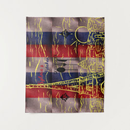 Parijs Stijl Wandkleed