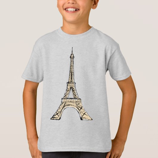 parijs t-shirt (Voorkant)