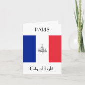 Parijs thema Franse Mode Note Kaart (Voorkant)