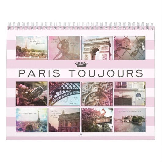 Parijs Toujours Fotografie Kalender (Hoes)