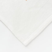 Parijs. | Town Typografie Fleece Deken (Hoek)