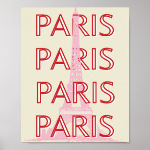 Parijs Travel Art, Travel Art, Preppy, Minimalisti Poster