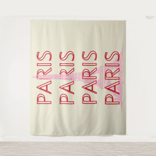 Parijs Travel Art, Travel Art, Preppy, Minimalisti Wandkleed