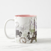 Parijs Tweekleurige Koffiemok (Links)