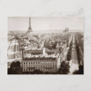 Parijs: Uitzicht, 1900 Briefkaart