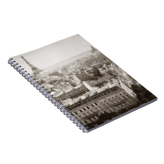 Parijs: Uitzicht van de lucht, 1900 Notitieboek (Rechterzijde)