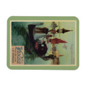Parijs Venice Italië oud reizen en romantisch Magneet (Horizontaal)