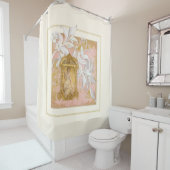 Parijs Versaille Paleis Rococo Baroque Pink Gold Douchegordijn (In situ)