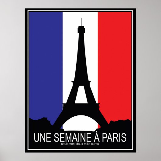 Parijs Vintage Poster (Voorkant)