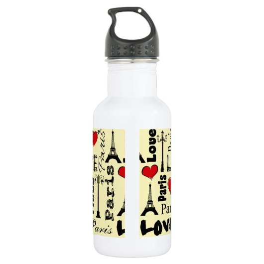 Parijs Waterfles (Achterkant)