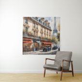 Parijs waterverf schilderij wandkleed (In situ)