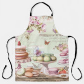  Parijse Bakkerij Custom Name Schort (Voorkant)