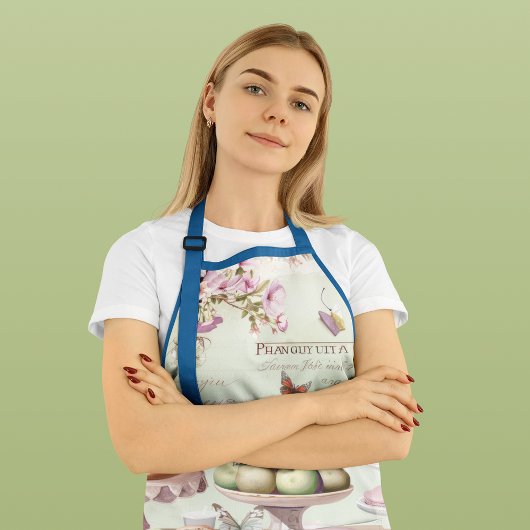  Parijse Bakkerij Custom Name Schort