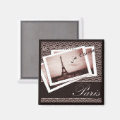 Parijse Briefkaarten Magneet (Voorkant / Achterkant)