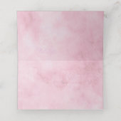 Parijse Charm Floral Gereserveerde Zitplaatsen Bru (Binnenkant ongevouwen)