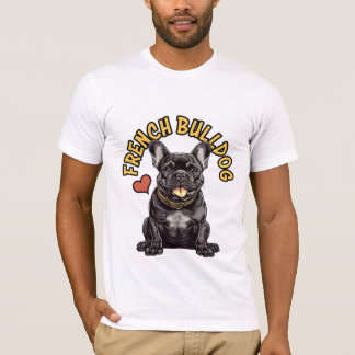 Parijse charme: Franse Bulldog T-shirt