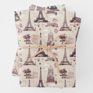  Parijse charme Inpakpapier Vel