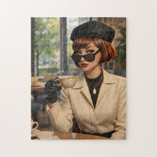 Parijse Chic Cafe Legpuzzel