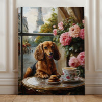 Parijse Dachshund Café, Speelse Honden Kunst
