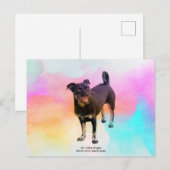 Parijse discopostkaart briefkaart (Voorkant / Achterkant)