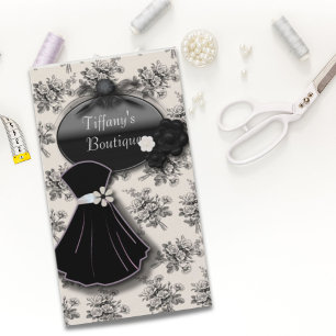 Parijse Dressmaker Tailor Dress Mode Boutique Visitekaartje