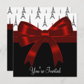 Parijse Eiffeltoren Kaart (Voorkant / Achterkant)