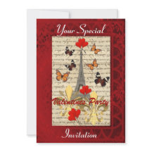 Parijse en vlinders Valentijnse partij