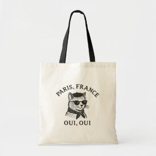 Parijse Kat Tote Bag