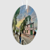 Parijse kerstboom decoratie (dubbelzijdig) (voorkant)