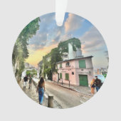 Parijse kerstboom decoratie (dubbelzijdig) (voorkant)