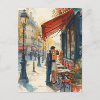 Parijse Liefde Briefkaart