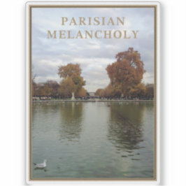 Parijse melancholie sticker