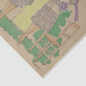 Parijse Mode Flappers Tissuepapier (Detail)