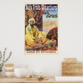  Parijse Oriental Carpets store adverteren Poster (Keuken)