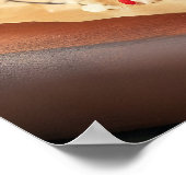 Parijse Patisserie Burger 24x36 Poster (Hoek)