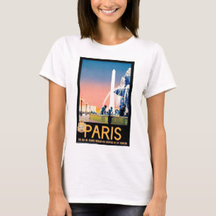  Parijse reisreclame T-shirt