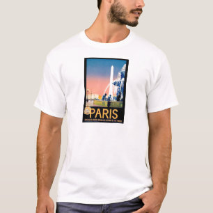 Parijse reisreclame T-shirt