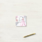 Parijse romantiek post-it® notes (Op bureau)