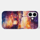 Parijse schemerreflecties Case-Mate iPhone case (Achterkant (horizontaal))