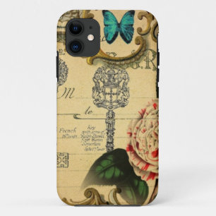 Parijse sleutels  Camellia Frans Botanisch iPhone 11 Hoesje